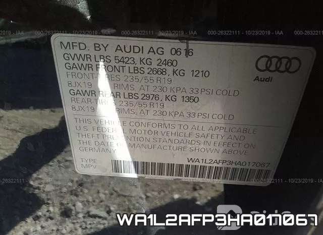 WA1L2AFP3HA017067 фото 10