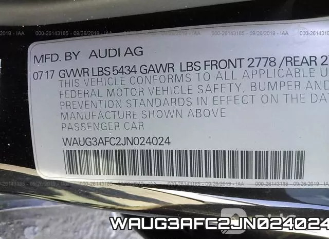 WAUG3AFC2JN024024 фото 10