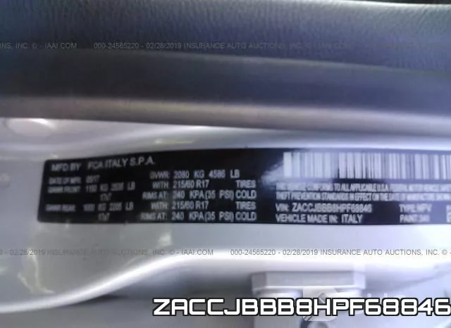 ZACCJBBB8HPF68846 фото 10