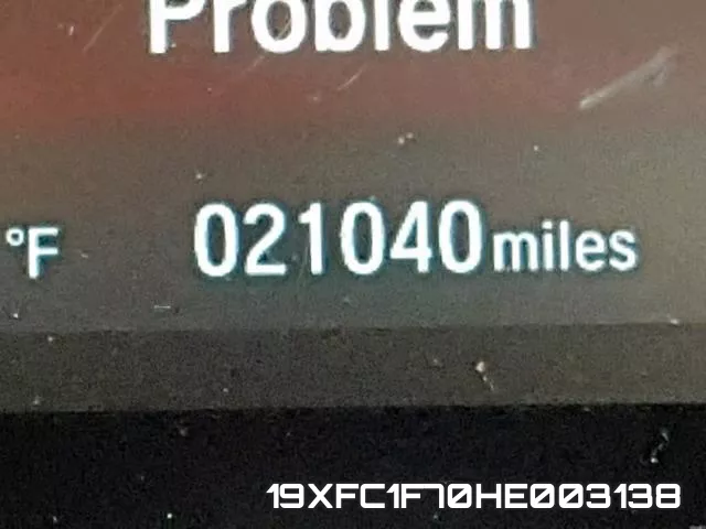 19XFC1F70HE003138 фото 9