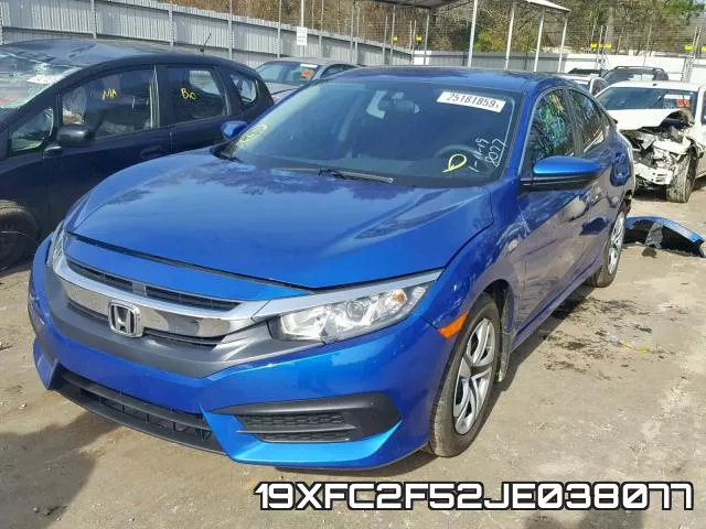 19XFC2F52JE038077 фото 3