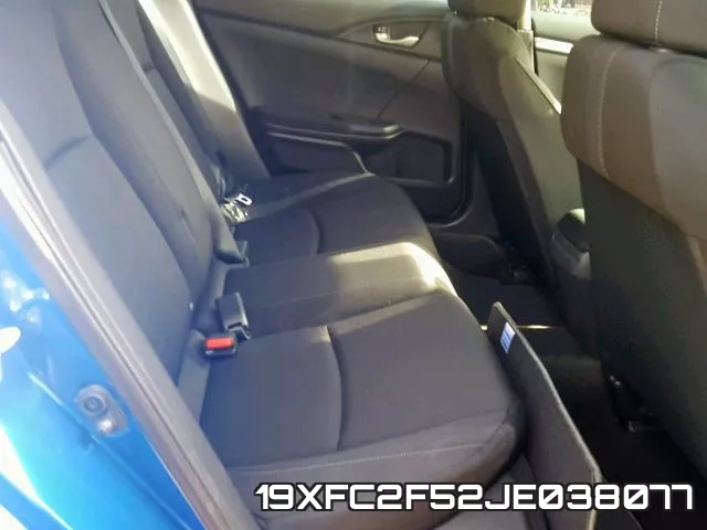 19XFC2F52JE038077 фото 6