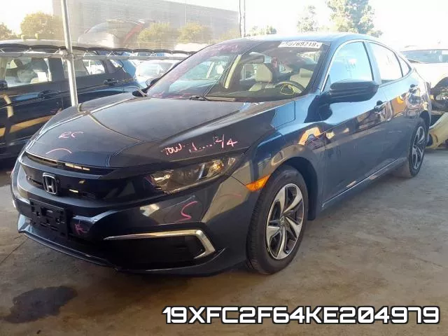 19XFC2F64KE204979 фото 3