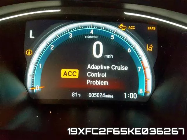 19XFC2F65KE036267 фото 9