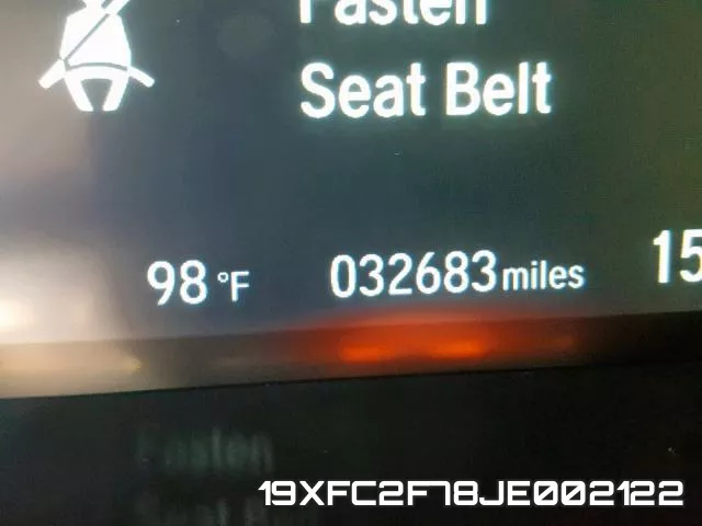 19XFC2F78JE002122 фото 9