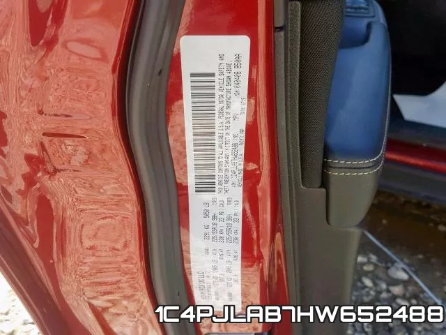 1C4PJLAB7HW652488 фото 2
