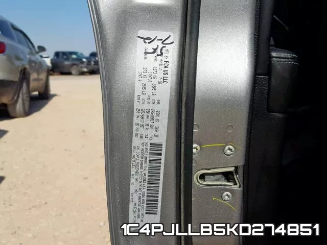 1C4PJLLB5KD274851 фото 2