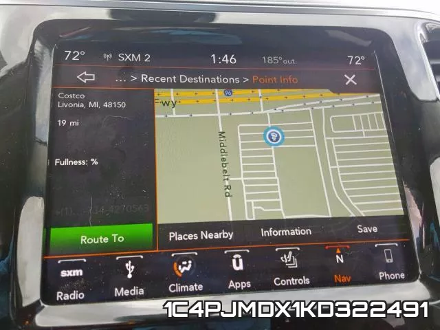 1C4PJMDX1KD322491 фото 9