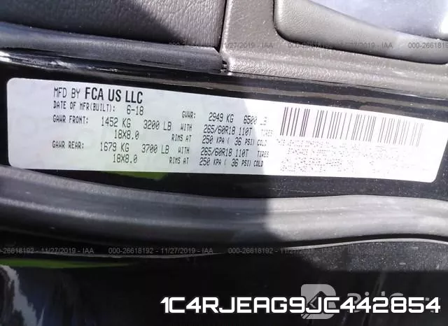 1C4RJEAG9JC442854 фото 7
