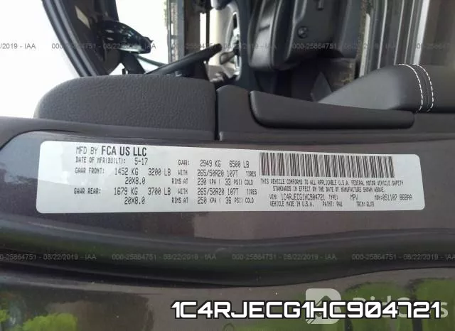 1C4RJECG1HC904721 фото 9