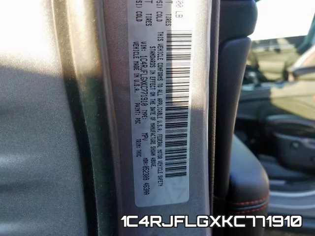 1C4RJFLGXKC771910 фото 2