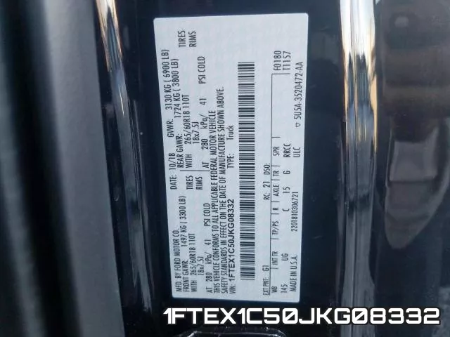 1FTEX1C50JKG08332 фото 2