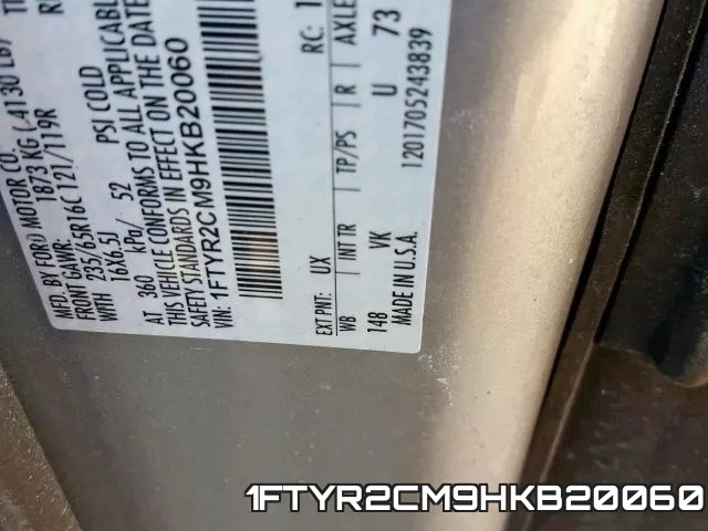 1FTYR2CM9HKB20060 фото 2
