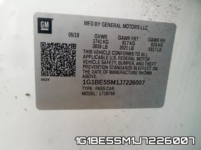 1G1BE5SM1J7226007 фото 2