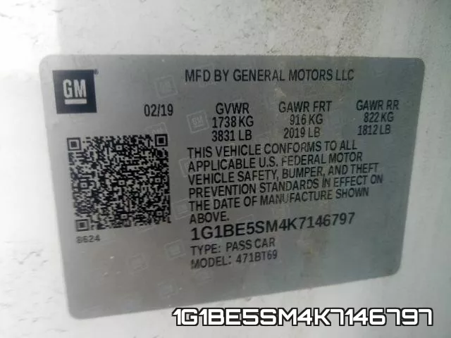 1G1BE5SM4K7146797 фото 2