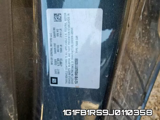 1G1FB1RS9J0110358 фото 2