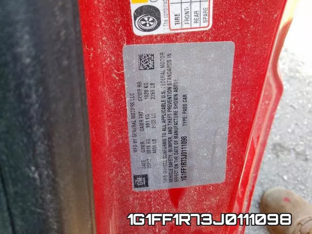 1G1FF1R73J0111098 фото 2