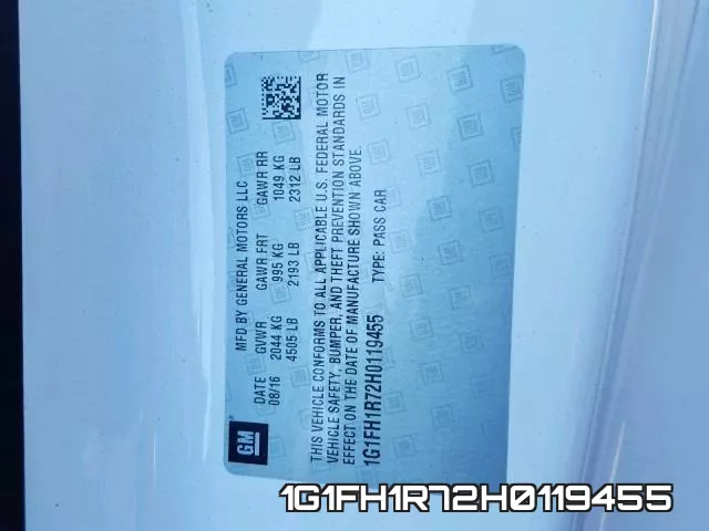 1G1FH1R72H0119455 фото 2