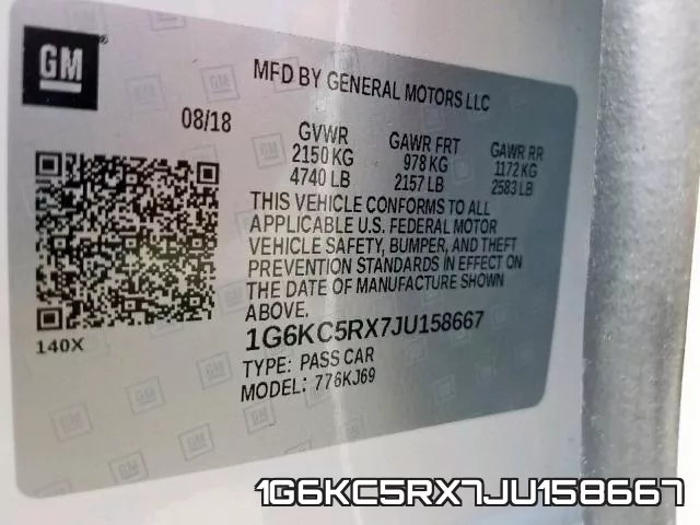 1G6KC5RX7JU158667 фото 2