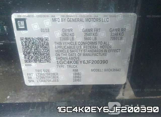 1GC4K0EY6JF200390 фото 9