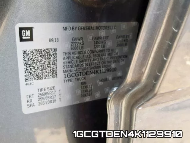 1GCGTDEN4K1129910 фото 2