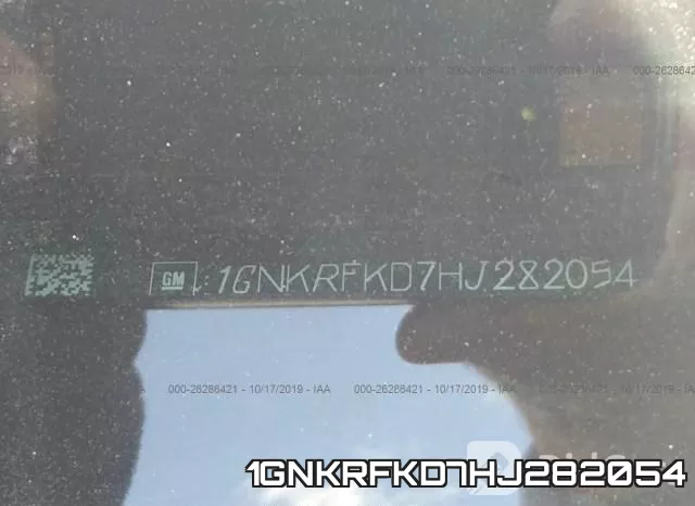 1GNKRFKD7HJ282054 фото 10