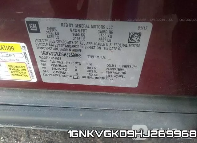 1GNKVGKD9HJ269968 фото 10
