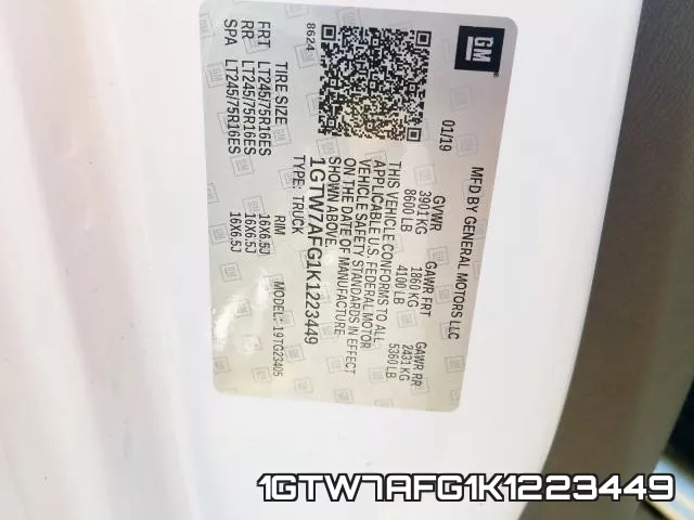 1GTW7AFG1K1223449 фото 2