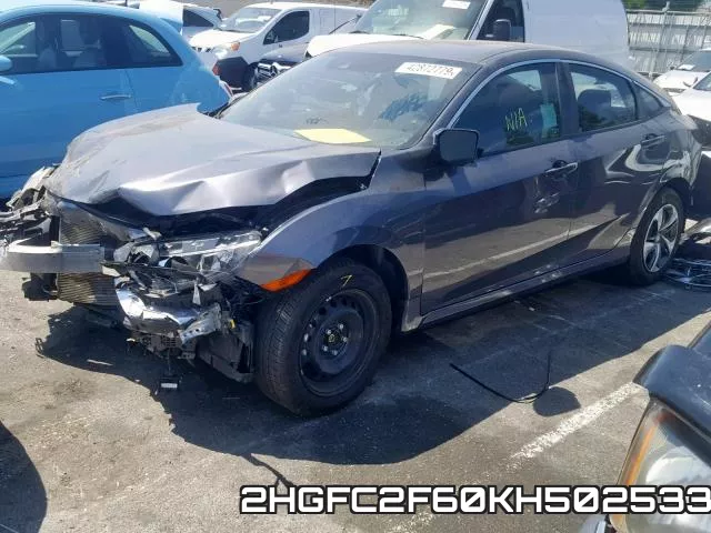 2HGFC2F60KH502533 фото 2