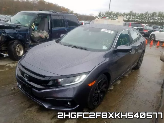 2HGFC2F8XKH540577 фото 3