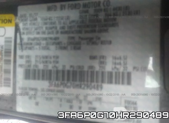 3FA6P0G70HR290489 фото 10