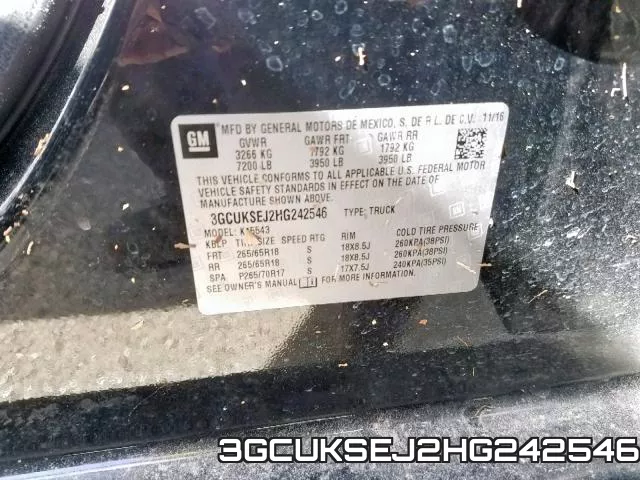 3GCUKSEJ2HG242546 фото 2