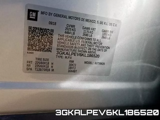 3GKALPEV6KL186520 фото 2