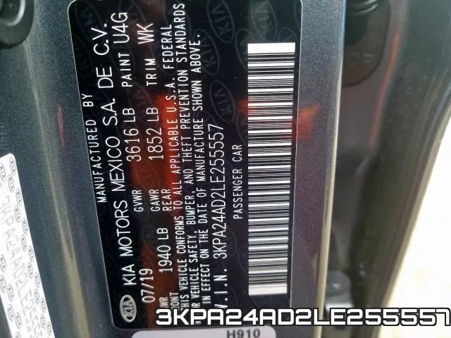 3KPA24AD2LE255557 фото 2