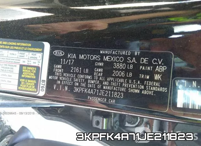 3KPFK4A71JE211823 фото 9