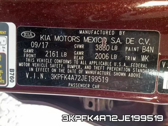 3KPFK4A72JE199519 фото 2
