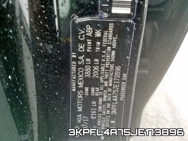 3KPFL4A75JE173896 фото 2