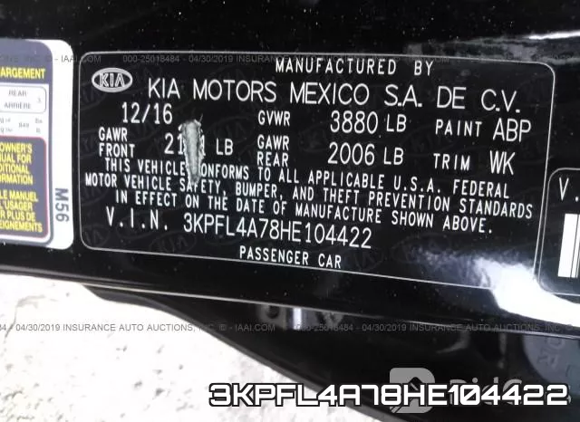 3KPFL4A78HE104422 фото 10