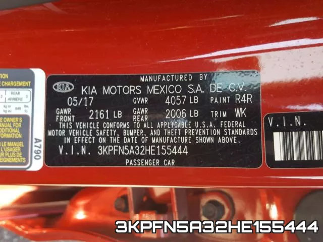 3KPFN5A32HE155444 фото 2