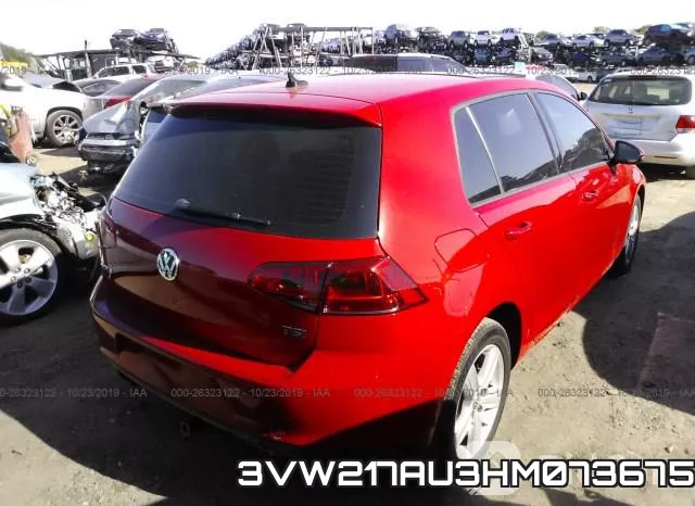 3VW217AU3HM073675 фото 5
