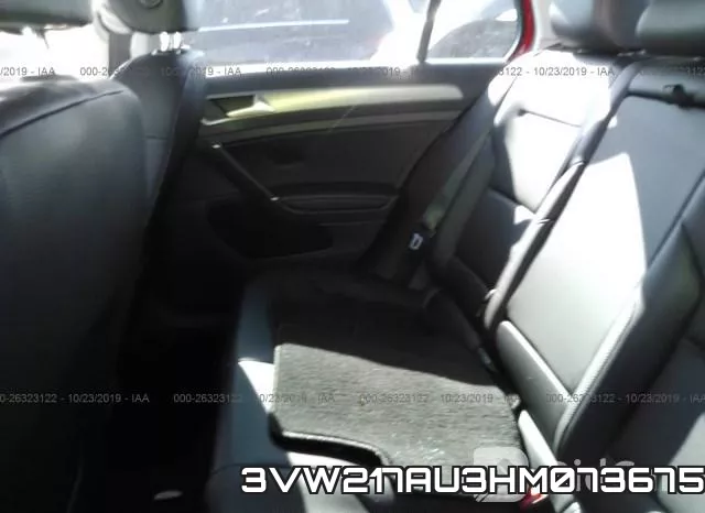 3VW217AU3HM073675 фото 9