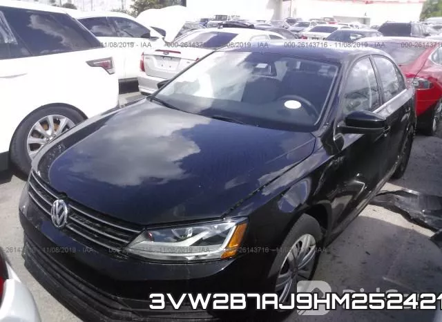 3VW2B7AJ9HM252421 фото 2