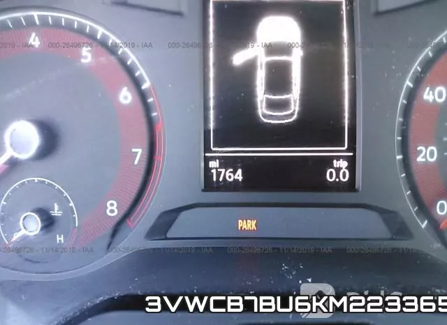 3VWCB7BU6KM223365 фото 7