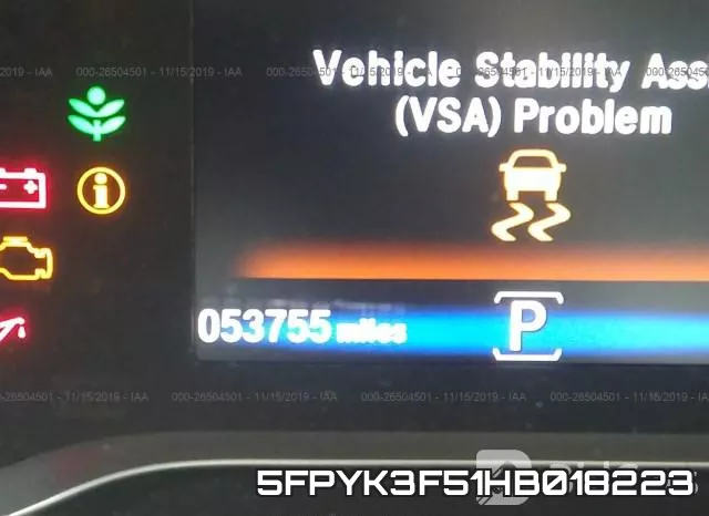 5FPYK3F51HB018223 фото 8