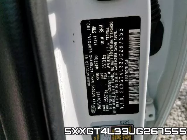 5XXGT4L33JG267555 фото 2