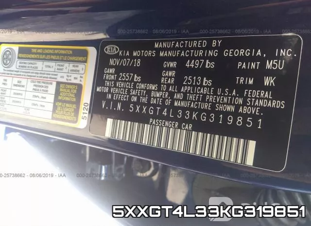 5XXGT4L33KG319851 фото 10