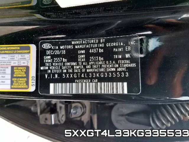 5XXGT4L33KG335533 фото 2