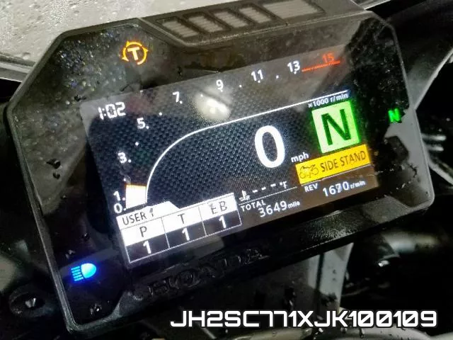 JH2SC771XJK100109 фото 9