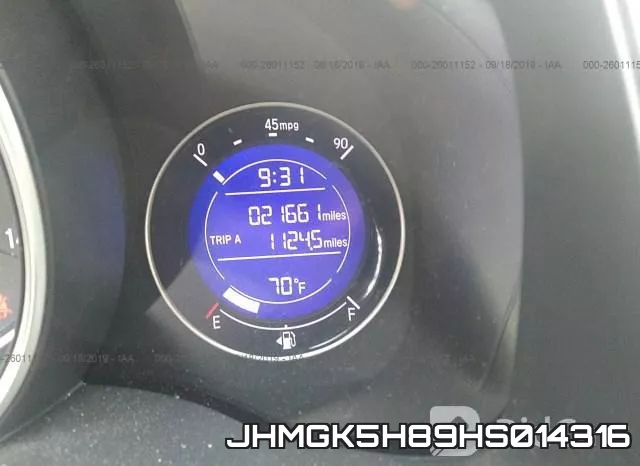 JHMGK5H89HS014316 фото 8