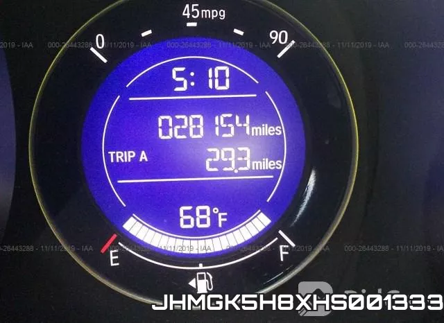 JHMGK5H8XHS001333 фото 7